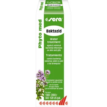 Akvarijní chemie Sera Phyto Med Baktazid 100 ml