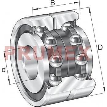 INA ZKLN 2052 2RS-PE ložisko