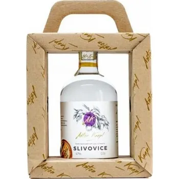 Pálenka Anton Kaapl Slivovice Dárkový Rámeček 0,5l 47%
