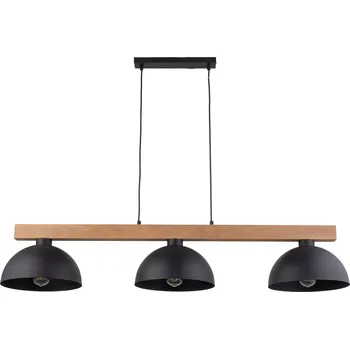 TK Lighting Oslo lustr 3xE27 15W černý