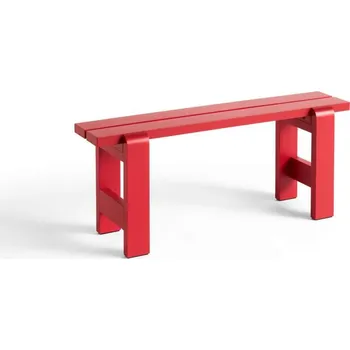 Zahradní lavice HAY Lavice Weekday 111 cm, red