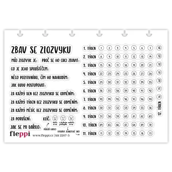 samolepka Fleppi Samolepky Zbav se zlozvyku