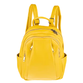 Městský batoh NovaKabelka.cz Dámský kožený batoh Ilaria Gialla