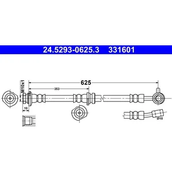 Brzdová hadice Brzdová hadice ATE 24.5293-0625.3