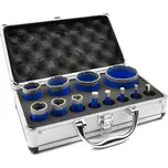 GEKO G65101 Korunkové vrtáky diamantové, sada 12ks, 6-68mm