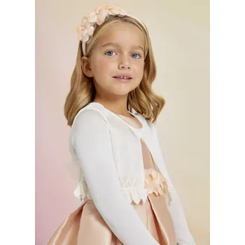 Dívčí mikina Abel and Lula Luxusní bolerko, svetřík abel a lula 5352 smetanový Rozměr: 122