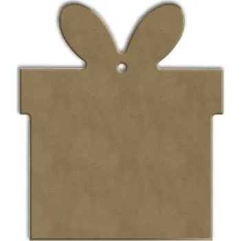 Dřevěný výřez k dekoraci Gomille závěsný, 11 x 13 cm – dárek velký