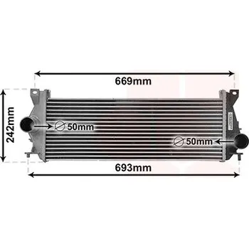 Chladič motoru Chladič turba VAN WEZEL 02014707