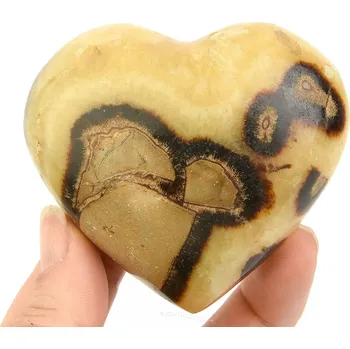 Přírodní kámen Septárie srdce z Madagaskaru 276g