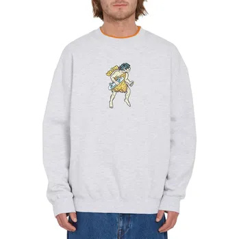 Pánská mikina Mikina Volcom FA Todd Bratrud Crew heather grey XL 2023 - Odesíláme do 24 hodin