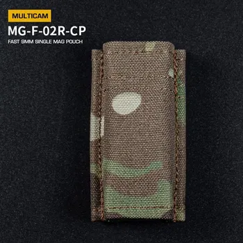 Airsoft Wosport FAST type MOLLE sumka na 9mm pistolové zásobníky - MC