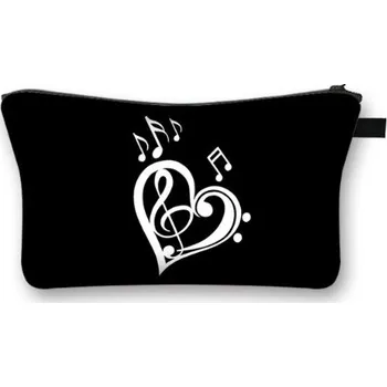 Kosmetická taška - hudební srdce