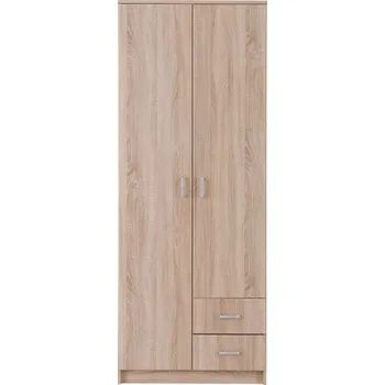 Šatní skříň Kombinovaná skříň 2D Nerea - dub sonoma