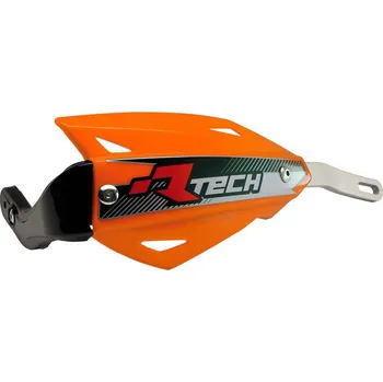 Chránič ruky pro motocykl Chrániče páček/bástry RTECH VERTIGO ALU ORANŽOVÉ