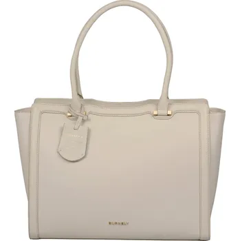 Kabelka Dámská kožená business kabelka Burkely Adél - krémová