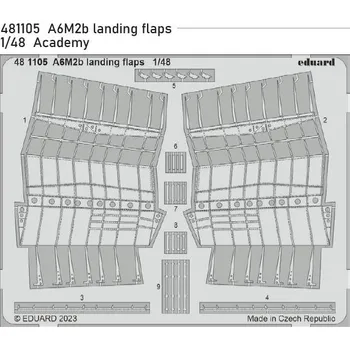 Plastikový model Eduard 1/48 A6M2b landing flaps (ACADEMY)