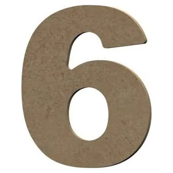 Výtvarná sada Dřevěný výřez k dekoraci Gomille, 8 cm – číslo 6