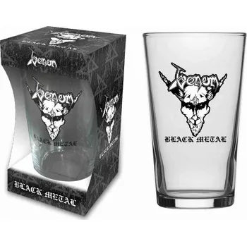 Sklenice sada sklenic na pivo Venom Black - Metal