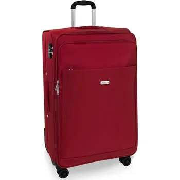 AVANCEA Textilní cestovní kufr GP7172 4W červený L 79x48x31 cm