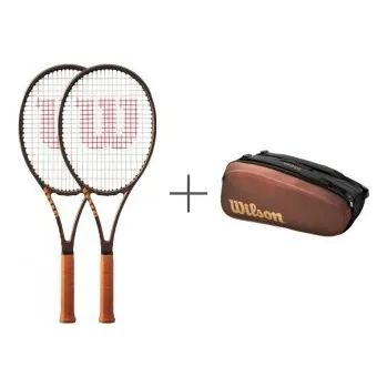 Raketový sport 2x Wilson Pro Staff 97UL V14 + 1x Bag Super Tour 9R L1