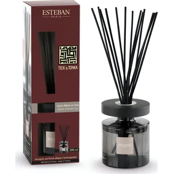 Aroma difuzér Esteban Paris Parfums Esteban Paris Parfums CLASSIC – TECK & TONKA TYČINKOVÝ DIFUZÉR 200 ml