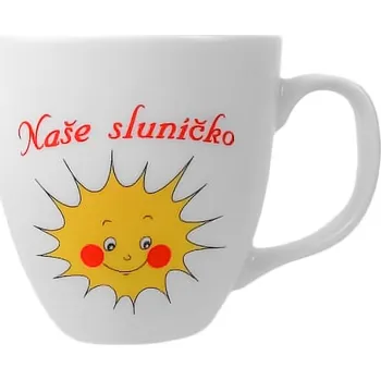 Český porcelán Hrnek 460ml SLUNÍČKA porcelán