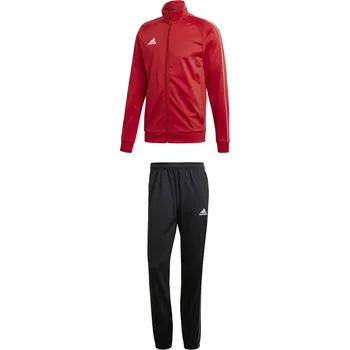 Tepláková souprava adidas Core 18 PES červená/černá (L)