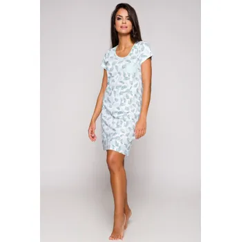 Dámské noční prádlo Taro, dámská noční košile 2174-Lucy, kr.rukáv, zelená, vel. S