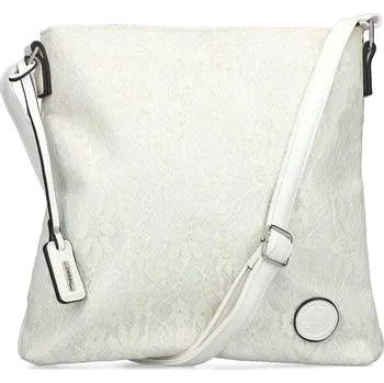 Kabelka Dámská crossbody kabelka H1033-80 Rieker bílá Barva: weiss, Velikost: S