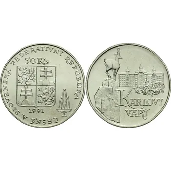 1991 - Pamětní mince Karlovy Vary - b.k.