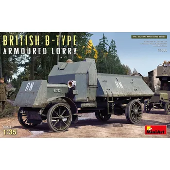Plastikový model Miniart 1/35 British B-Type Armoured Lorry (incl.PE set)