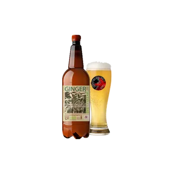 Pivo Ivo Hrdlička Ginger světlý ochucený ležák 1l