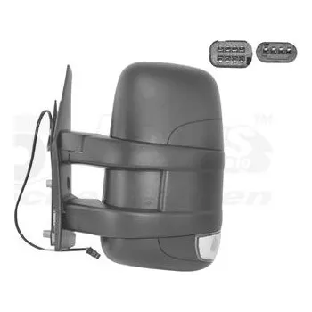 Auto zrcátko Vnější zpětné zrcátko VAN WEZEL 2815807