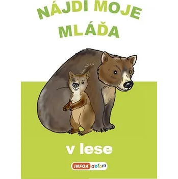 Hračka pro nejmenší Nájdi moje mláďa V lese Kniha