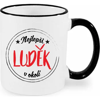 Hrnek - Nejlepší Luděk v okolí Barva: Černá