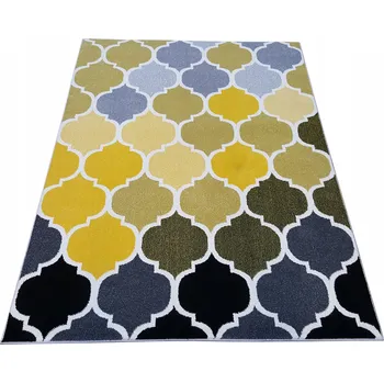 Koberec JAKS KOBEREC SUMATRA S KRÁTKÝM VLASEM ŽLUTÝ E205A - FMF86 Rozměry: 140 x 190