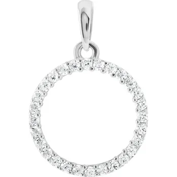 Přívěsek Cutie Jewellery Z6270-1979 Přívěsek z bílého zlata se zirkony Z6270 – zlatý šperk ryzosti 585/1000 v Dárkovém balení s Certifikátem GLPWB-24021