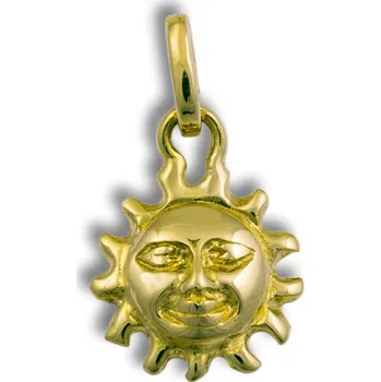 Přívěsek GEMMAX Zlatý přívěsek - Sluníčko – zlatý šperk ryzosti 585/1000 v Dárkovém balení s Certifikátem GUPYN-86281