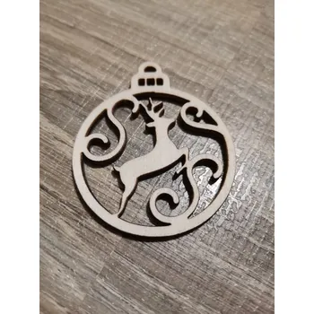 Vánoční ozdoba Dřevěná vánoční ozdoba č.05 - Jelen Velikost: 70