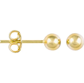 Náušnice GEMMAX - originální prvotřídní kvalita Zlaté náušnice Kuličky Ø&nbsp;3,5&nbsp;mm – zlatý šperk ryzosti 585/1000 v Dárkovém balení s Certifikátem GUEYN-00011