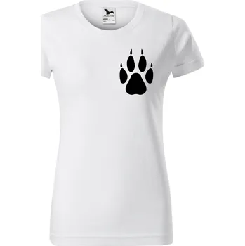 Dámské tričko - Packa Barva: Černá, Velikost: XL