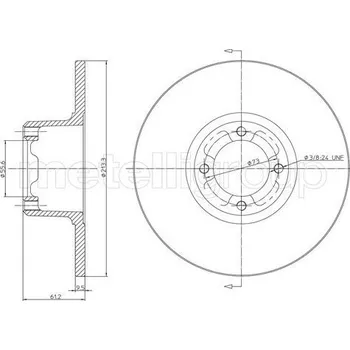 Brzdový kotouč Brzdový kotouč CIFAM (800-220)