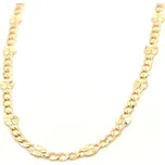 Zlatý řetízek Figaro zdobený 2,30g