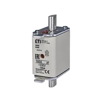 Autopojistky pojistka nožová 160A - NV00 (00) gG KOMBI 500V