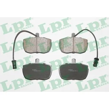 Brzdová destička Sada brzdových destiček, kotoučová brzda, , 1906207, LPR, 05P968