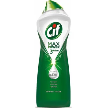 Univerzální čisticí prostředek Cif Max Power 3 Action mléko s bělidlem na čištění povrchů Spring Fresh 1001g