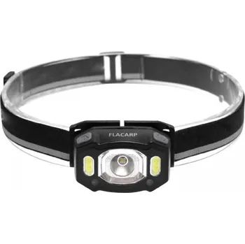 Čelovka Flacarp Výkonná nabíjecí čelovka HL1200, bílá+červená LED, 1200mAh