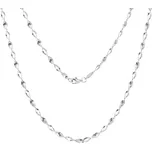 GEMMAX Original – garance kvality Článkový náhrdelník z bílého zlata délka 50 cm – bílé zlato 585/1000 GLNWN-50-34701 – v dárkovém balení s Certifikátem ryzosti