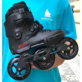 Kolečkové brusle Kolečkové brusle Powerslide Next Ultra black 110 Trinity Velikost: EU 44–45