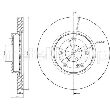 Brzdový kotouč Brzdový kotouč CIFAM (800-1685C)